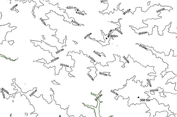 Shemshak neighbourhood contours