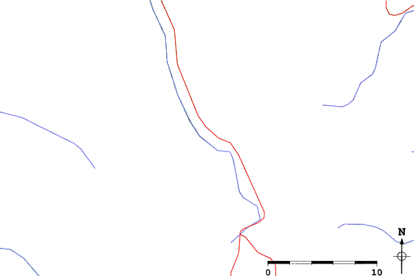 Roads and rivers close to Showdown Ski Area