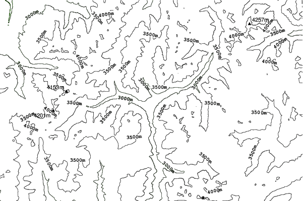 Silverton Mountain neighbourhood contours