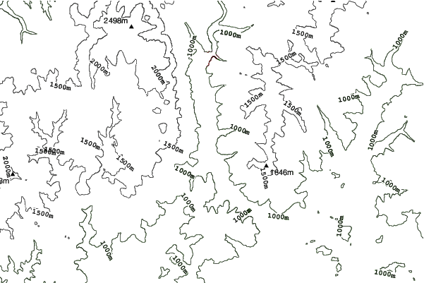 Sinaia neighbourhood contours