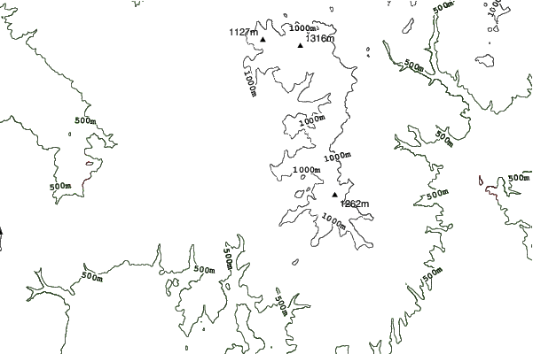Skalka pri Kremnici neighbourhood contours