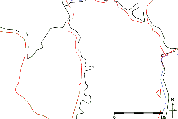 Roads and rivers close to Skalka pri Kremnici