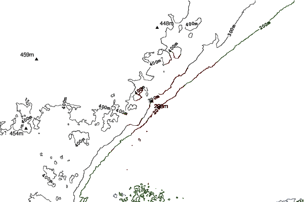 Spirit Mountain neighbourhood contours
