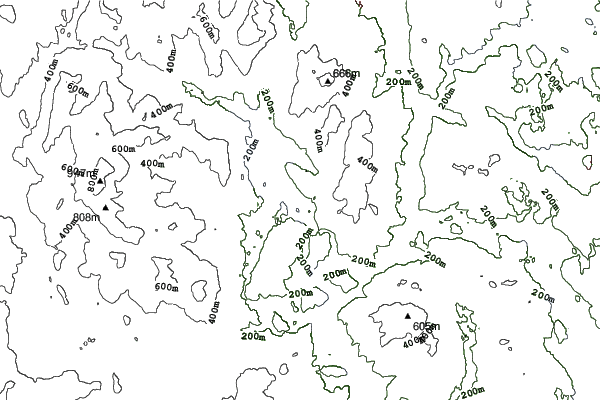 Storrs Hill neighbourhood contours