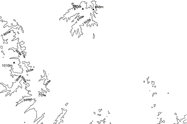 Takinouecho Sakuragaoka neighbourhood contours
