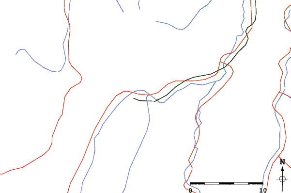 Roads and rivers close to Takinouecho Sakuragaoka
