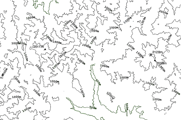 Tanigawa Onsen White Valley neighbourhood contours