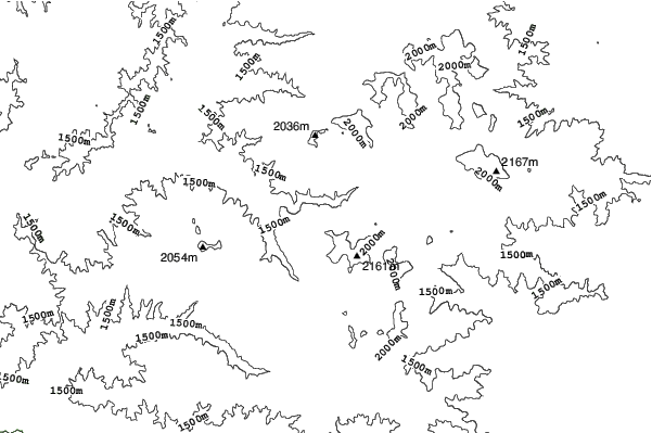 Thaiwoo Ski Resort neighbourhood contours