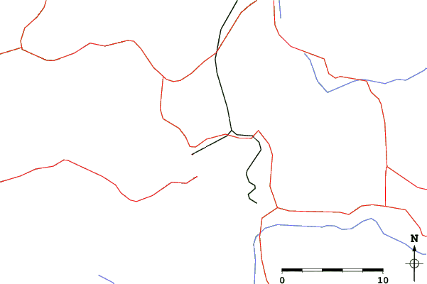 Roads and rivers close to The Canyons