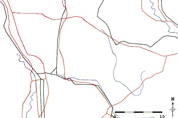 Roads and rivers close to The Summit at Snoqualmie