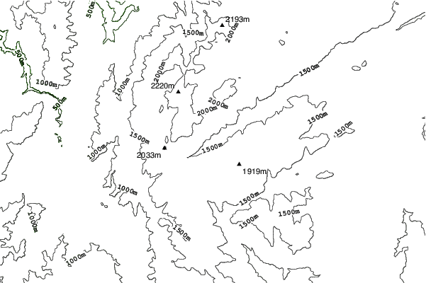 Thredbo neighbourhood contours