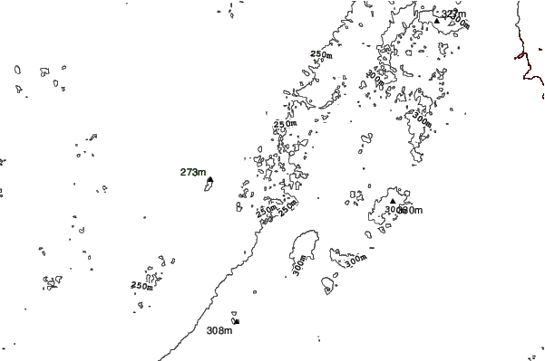 Timber Ridge neighbourhood contours