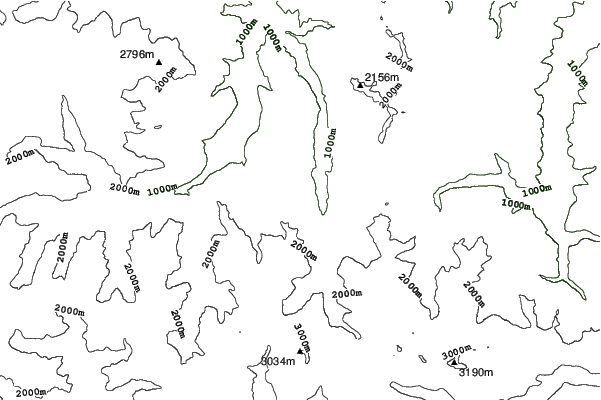 Val Louron neighbourhood contours