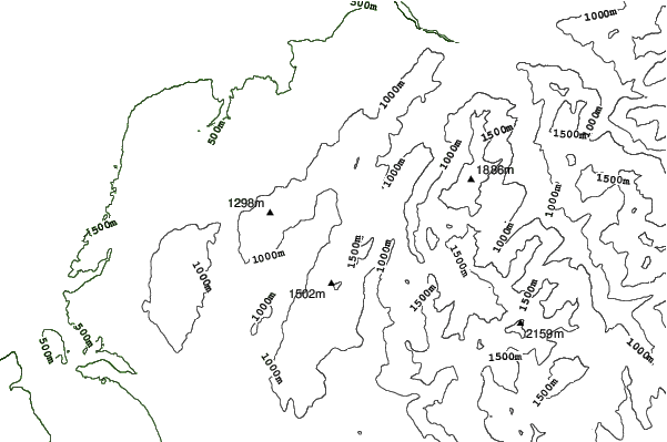 Les Habères neighbourhood contours