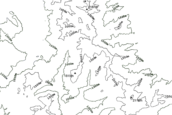 Vigla Pisoderi neighbourhood contours