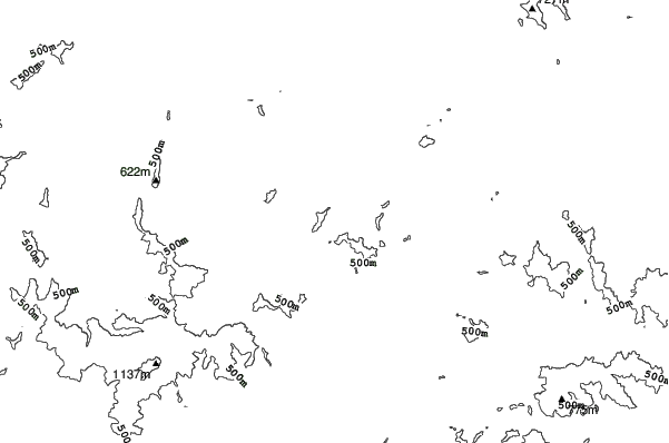 Vivaldi Ski Park World neighbourhood contours