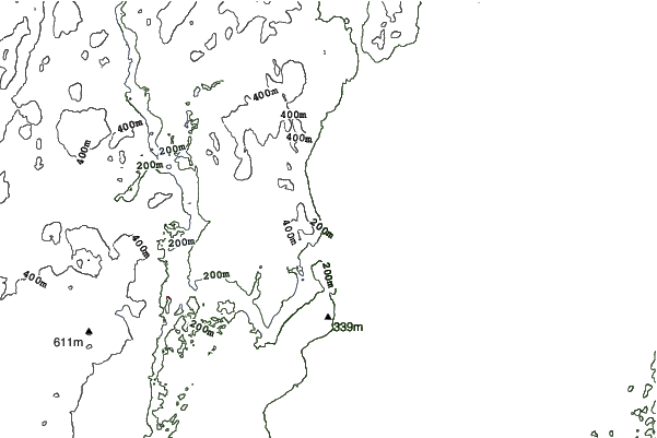 West Mountain neighbourhood contours