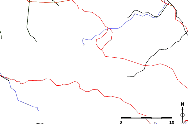 Roads and rivers close to Westerheim/Halde