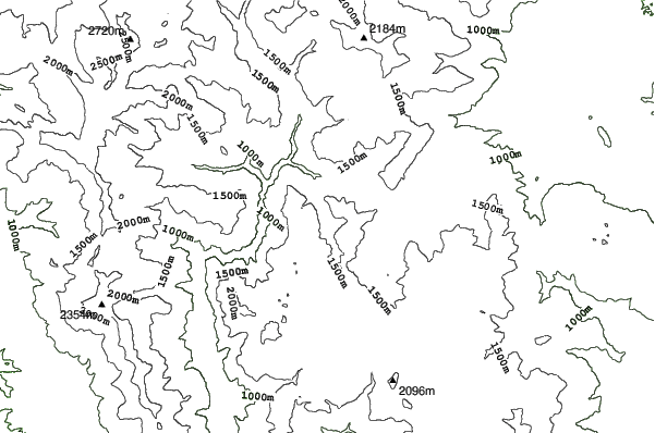 Mavrovo-Zare Lazarevski neighbourhood contours